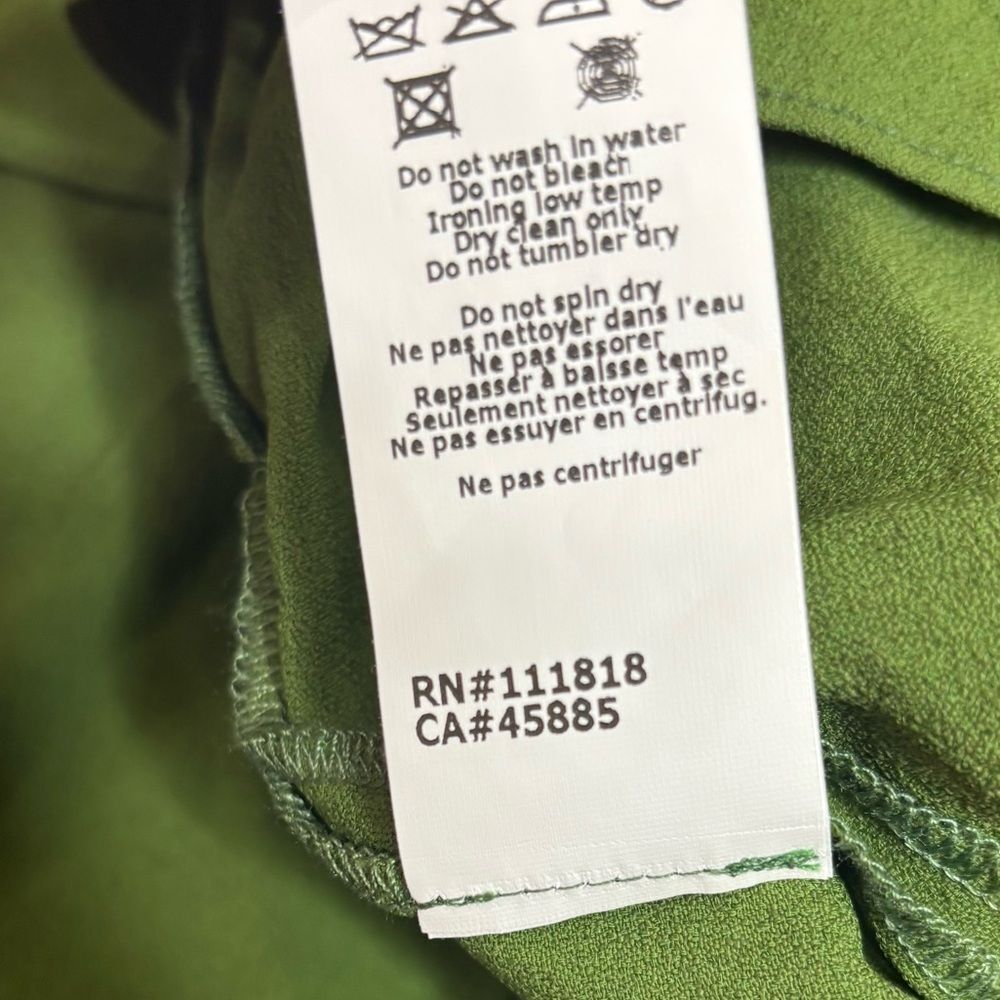 Michael Kors made in Italy Grass Green Sleeveless Mini Dress Classic size 6 - Picture 5 of 8